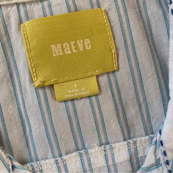 Maeve (Anthropologie) Sleeveless Button Down Top size 4 - Picture 5 of 6